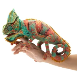 Small Chameleon Puppet by Folkmanis Puppets