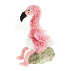 Small Sitting Plush Flamingo by Fiesta