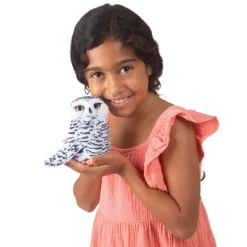 Small Snowy Owl Puppet by Folkmanis Puppets