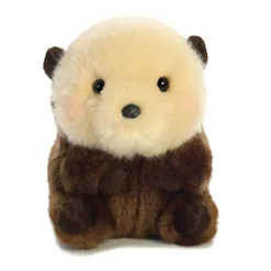 Smiles the Sea Otter Stuffed Animal 5 Inch Rolly Pet by Aurora