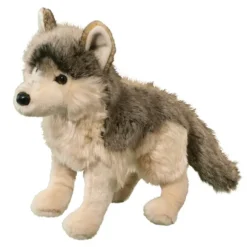 Smoke the Large Plush Wolf by Douglas