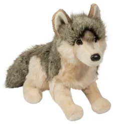 Smoke the Large Plush Wolf by Douglas