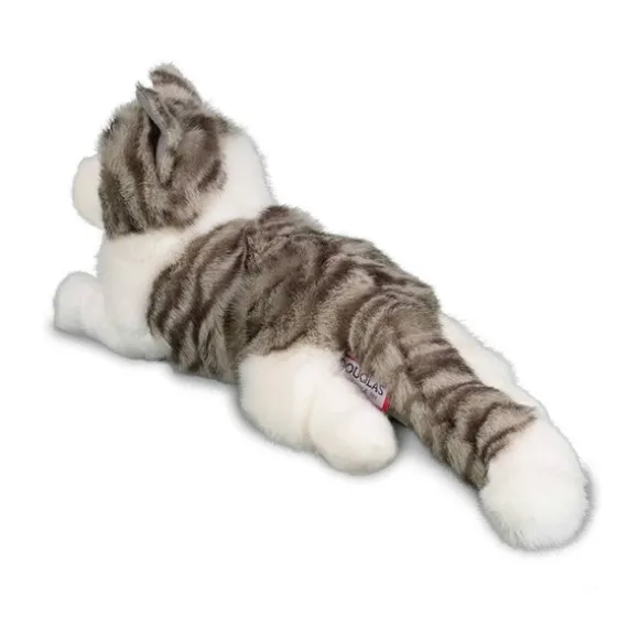 Smokey the Stuffed Gray Tabby Cat by Douglas