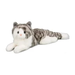 Smokey the Stuffed Gray Tabby Cat by Douglas