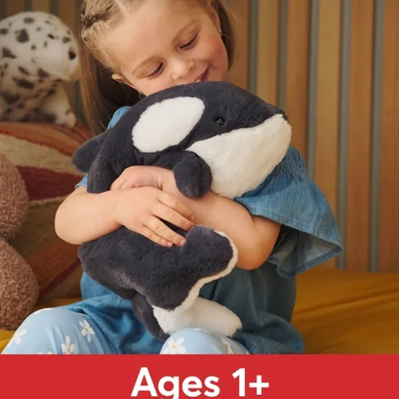 Snuffles & Friends Flynn the Plush Orca Whale by Gund