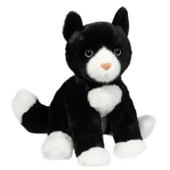 Soft Beckie the 12 Inch Plush Tuxedo Cat by Douglas