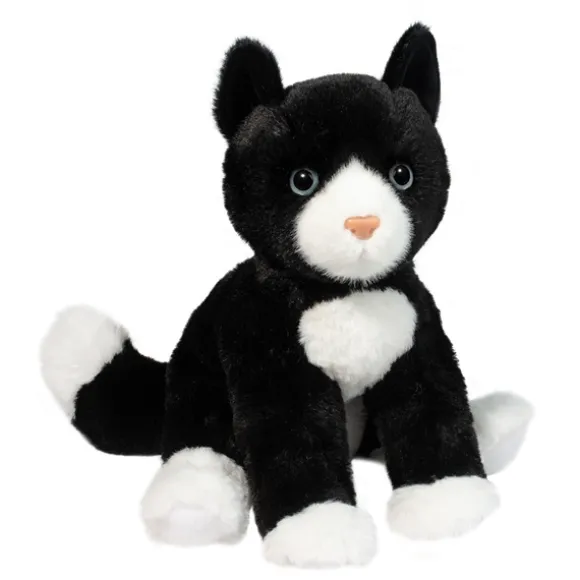 Soft Beckie the 12 Inch Plush Tuxedo Cat by Douglas