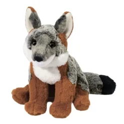 Soft Frankie the 9 Inch Plush Grey Fox by Douglas