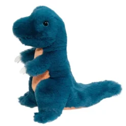 Soft Kennie the 10 Inch Plush Blue T-Rex Dinosaur by Douglas