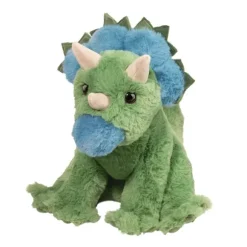 Soft Roarie the 10 Inch Plush Green Triceratops Dino by Douglas