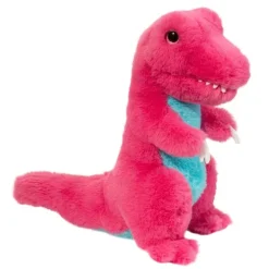 Soft Stephanie the 10 Inch Plush Pink T-Rex Dinosaur by Douglas