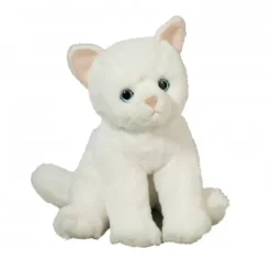 Soft Winnie the 11 Inch Plush White Cat by Douglas