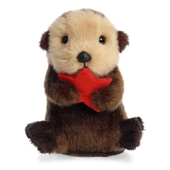 Spiffy the Stuffed Otter Magnetic Shoulderkins by Aurora