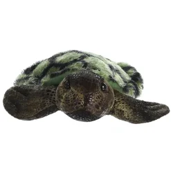 Splish Splash the Stuffed Sea Turtle Mini Flopsie by Aurora