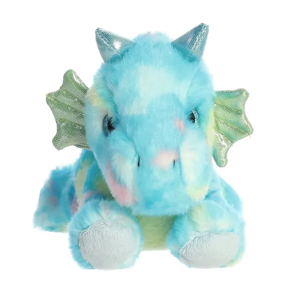 Sprinkles the Small Stuffed Blue Dragon Bright Fancies by Aurora