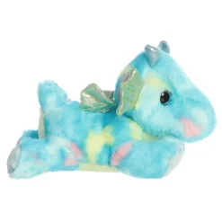 Sprinkles the Small Stuffed Blue Dragon Bright Fancies by Aurora