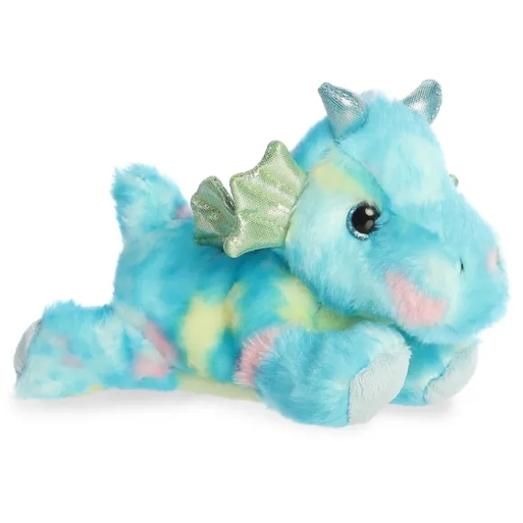 Sprinkles the Small Stuffed Blue Dragon Bright Fancies by Aurora