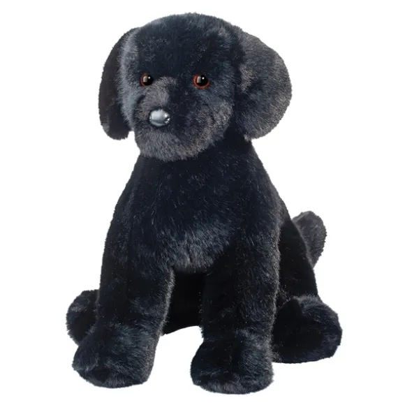 Spruce the 18 Inch Sitting Plush Black Lab by Douglas