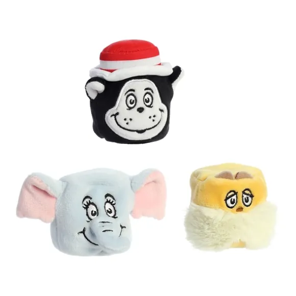 Squishy Dr. Seuss Classic Characters Plush Mallows 3 Piece Set by Aurora