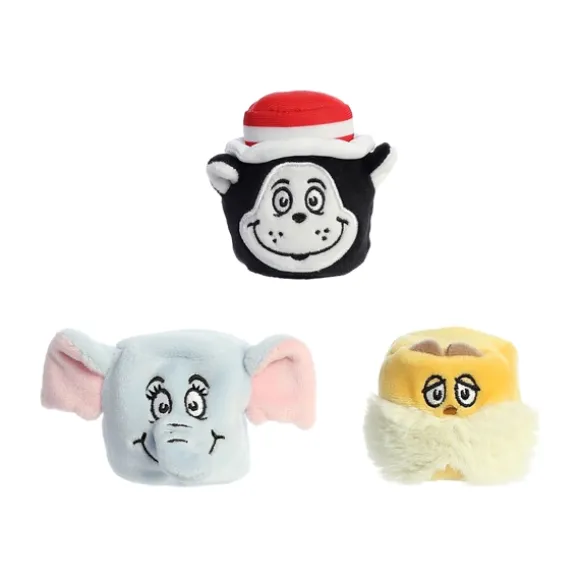 Squishy Dr. Seuss Classic Characters Plush Mallows 3 Piece Set by Aurora