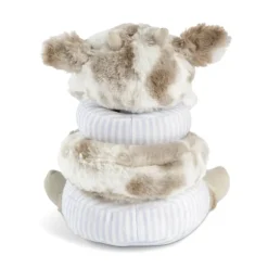 Stackable Rings Plush Cow Baby Toy by Demdaco