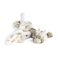 Stackable Rings Plush Cow Baby Toy by Demdaco