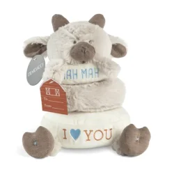 Stackable Rings Plush Goat Baby Toy by Demdaco