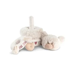 Stackable Rings Plush Pig Baby Toy by Demdaco