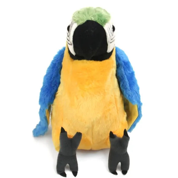 Stuffed Blue and Yellow Macaw 12 Inch Cuddlekin by Wild Republic