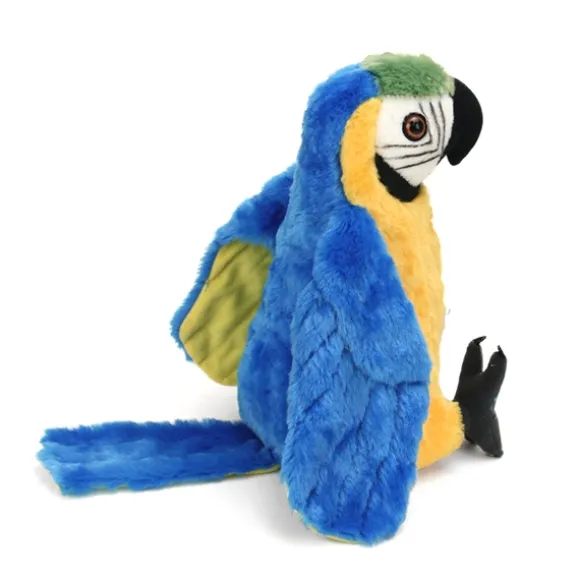Stuffed Blue and Yellow Macaw 12 Inch Cuddlekin by Wild Republic