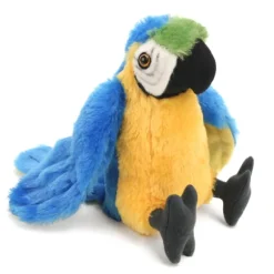 Stuffed Blue and Yellow Macaw Mini Cuddlekin by Wild Republic