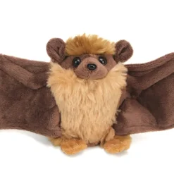 Stuffed Brown Bat Mini Cuddlekin by Wild Republic
