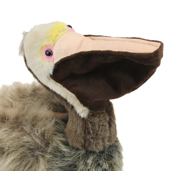 Stuffed Brown Pelican 14 Inch Plush Bird by Fiesta