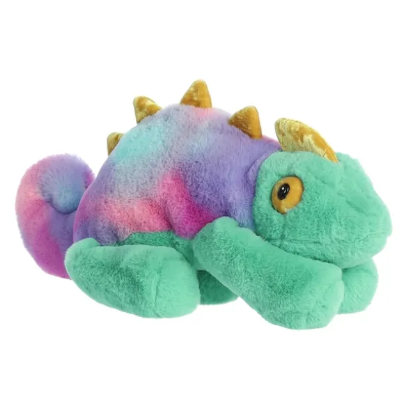 Stuffed Chameleon Lizard 16 Inch Snoozles Plush by Aurora