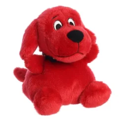 Stuffed Clifford the Big Red Dog Palm Pals Plush by Aurora