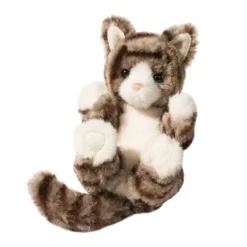 Stuffed Gray Striped Kitten Lil Baby by Douglas