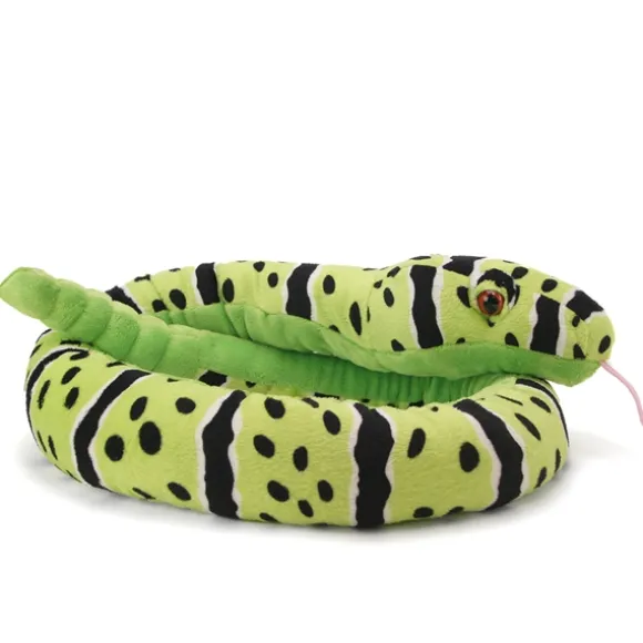 Stuffed Green Rock Rattlesnake 54 Inch Plush Snake by Wild Republic