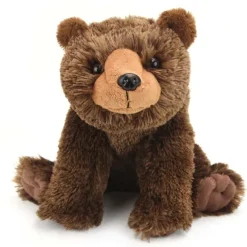 Stuffed Grizzly Bear 12 Inch Cuddlekin by Wild Republic