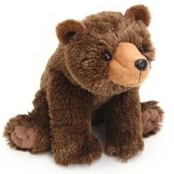 Stuffed Grizzly Bear 12 Inch Cuddlekin by Wild Republic
