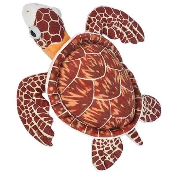 Stuffed Hawksbill Sea Turtle Mini Cuddlekins by Wild Republic