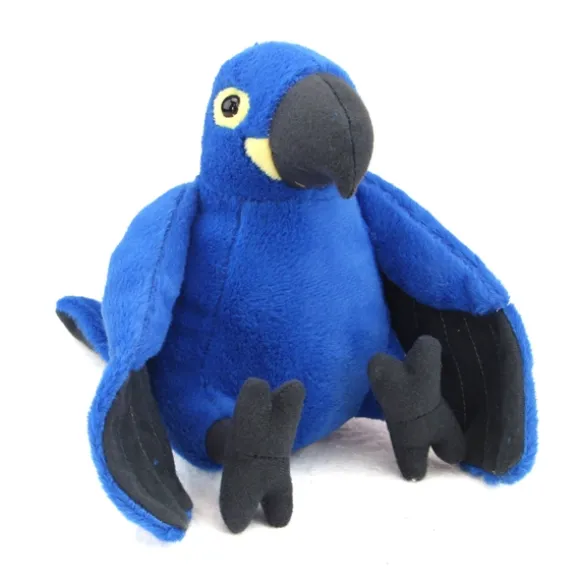 Stuffed Hyacinth Macaw Mini Cuddlekin by Wild Republic
