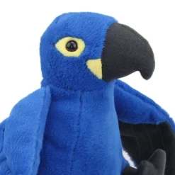 Stuffed Hyacinth Macaw Mini Cuddlekin by Wild Republic