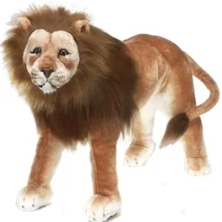 Stuffed Lion 36 Inch Ride On Plush Animal by Fiesta