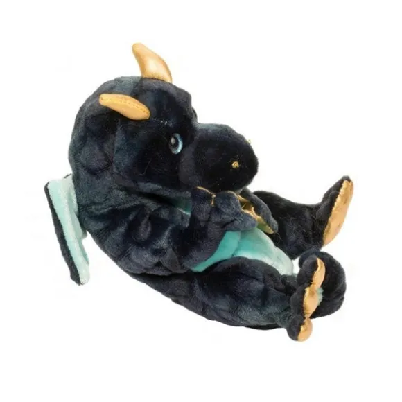 Stuffed Navy Dragon Lil Baby by Douglas