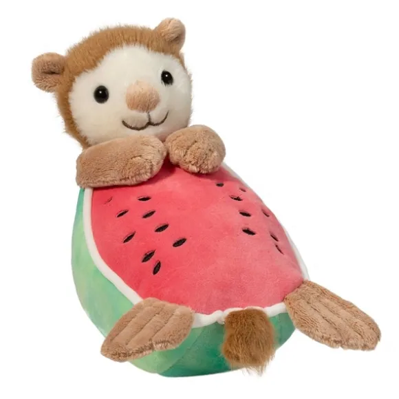 Stuffed Otter Melon Macaroon Plush by Douglas