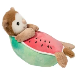Stuffed Otter Melon Macaroon Plush by Douglas