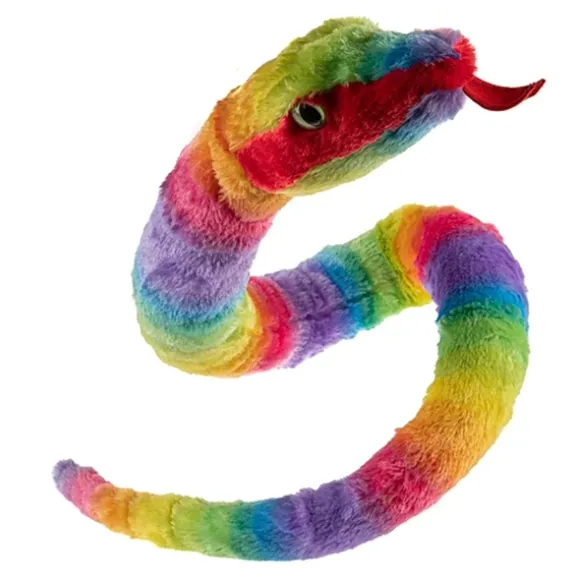 Stuffed Rainbow Boa 54 Inch Plush Rainboa Snake by Wild Republic
