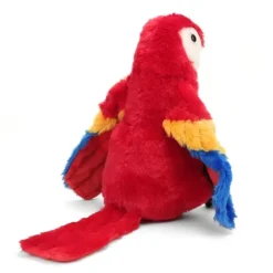 Stuffed Scarlet Macaw 12 Inch Cuddlekin by Wild Republic