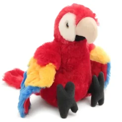 Stuffed Scarlet Macaw Mini Cuddlekin by Wild Republic