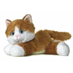 Sunshine the Stuffed Orange Tabby Cat Mini Flopsie by Aurora